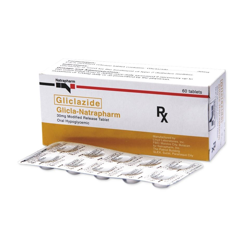 Buy Glicla-natrapharm gliclazide 30mg modified-release tablet 1's ...